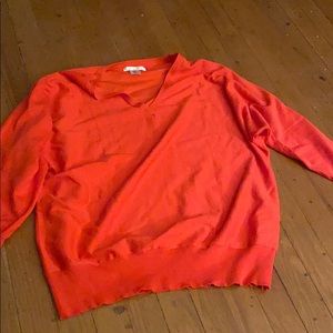 Great lightweight coral sweater by MAX STUDIO